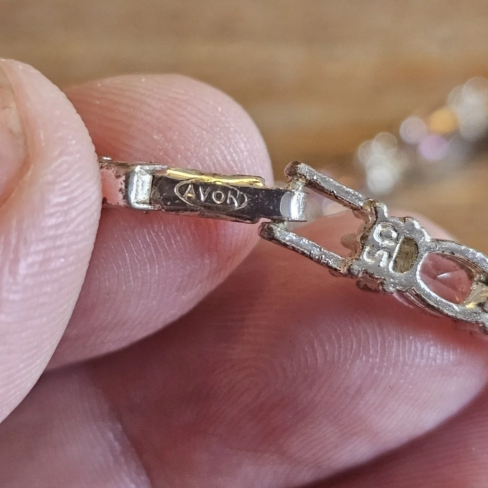 AVON February Birthstone Elegant Tennis Bracelet With Amethyst Purple